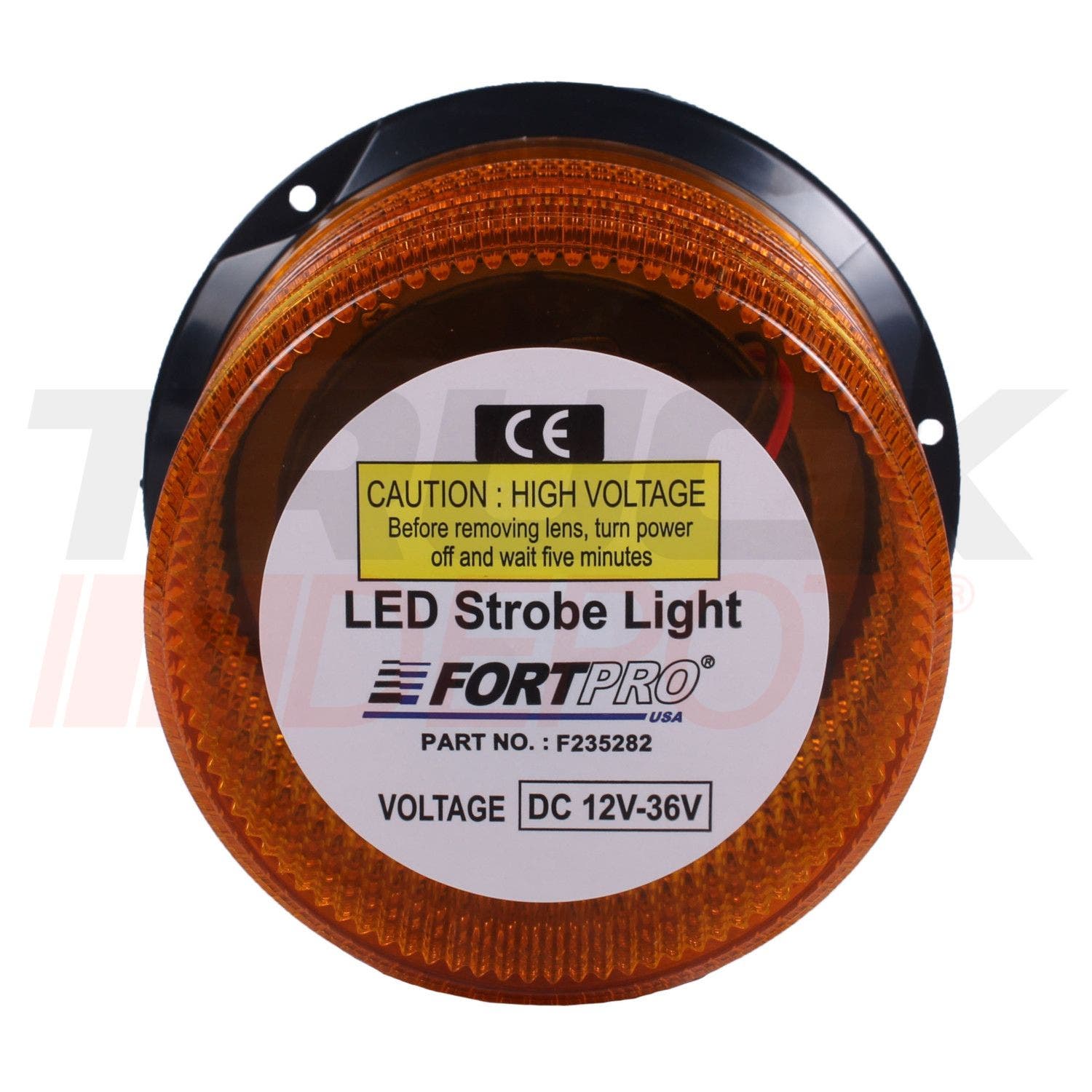 Soga de techo doble flash ambar 12V