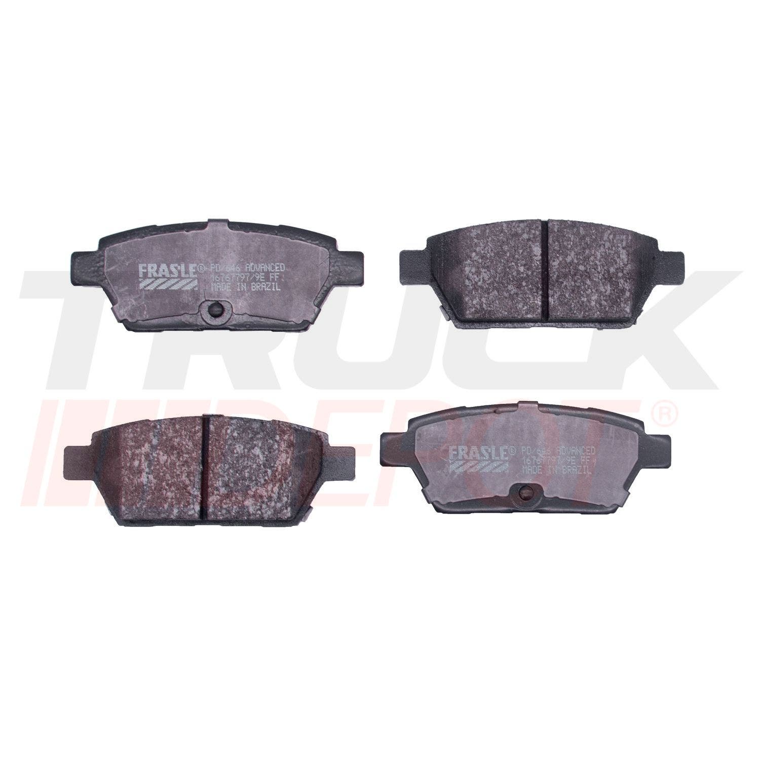 Pastilla de freno Ford Fusion 06-12 Mazda 6 06-13 trasera
