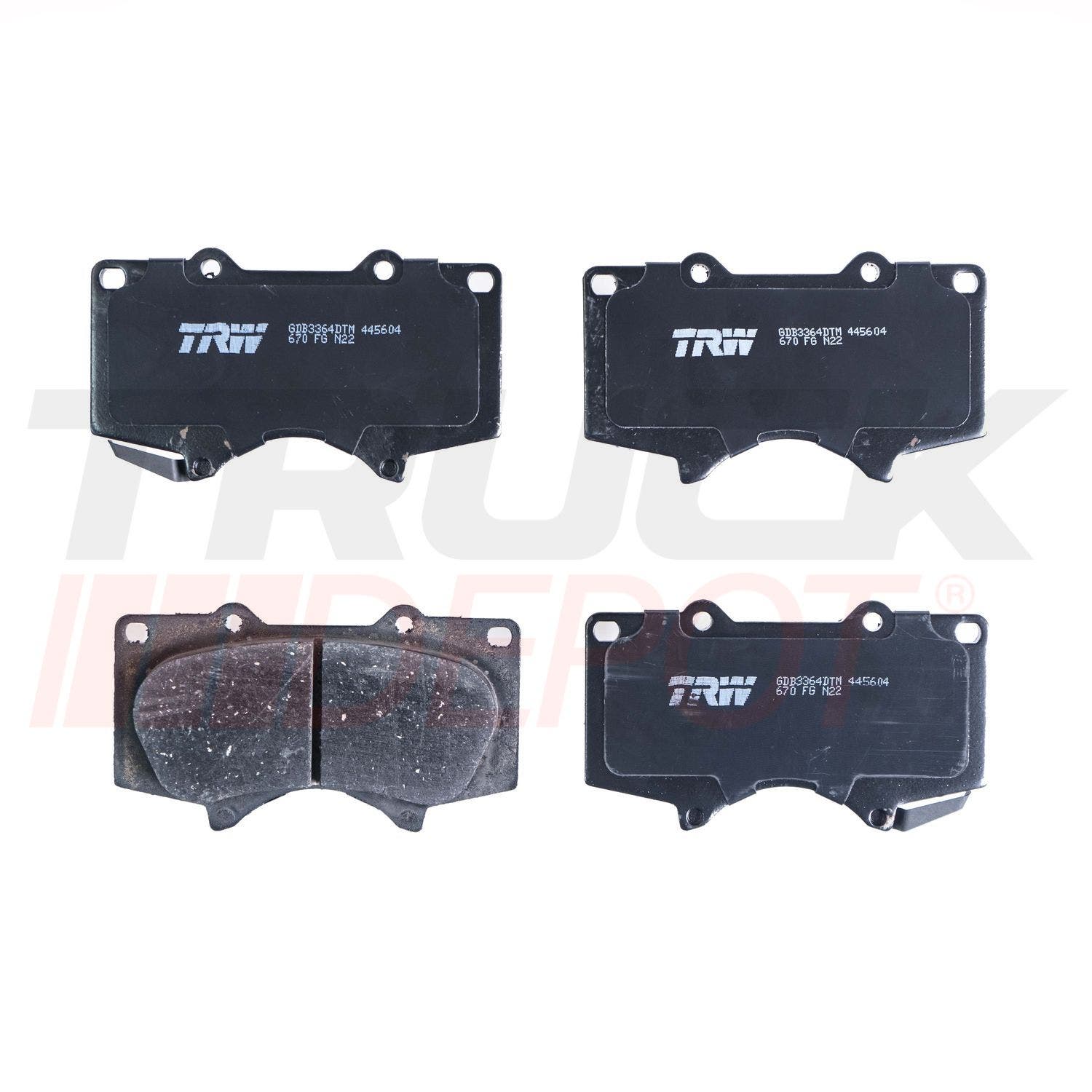 Pastilla de freno para Toyota 4Runner 03-04 Prado 03- Tacoma 4WD 05- Tundra 03-06 JF Cruiser 07-