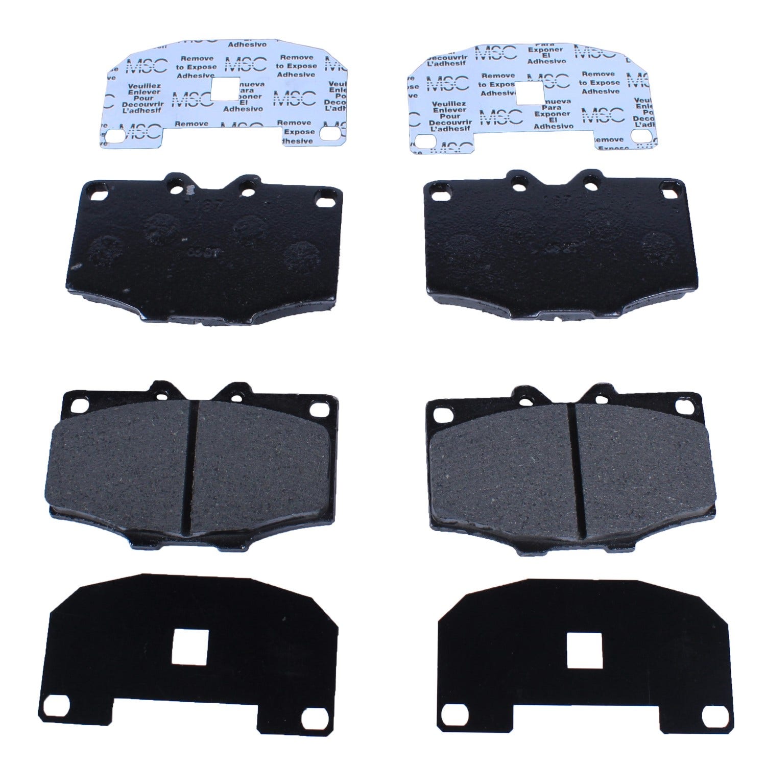Pastilla de frenos Toyota 22R 4WD 79-88 Hilux 4WD 81-88 Land Cruiser 84-90