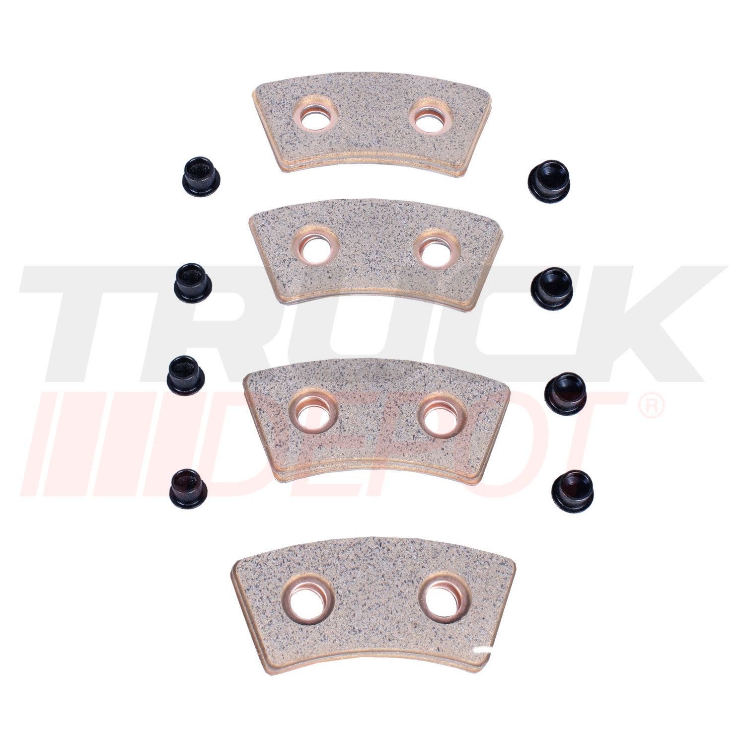 Tacon metalico 1/8 contiene 8 piezas y remaches