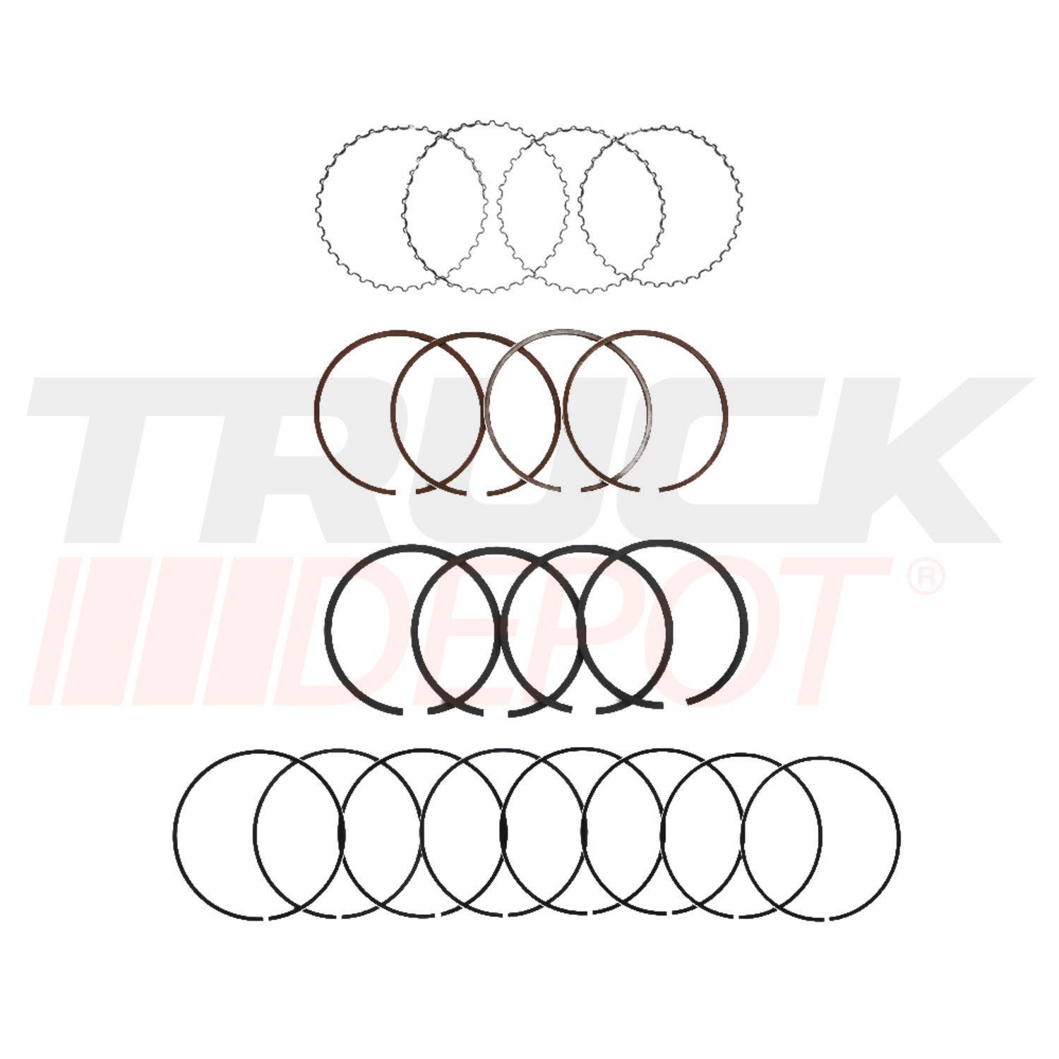 Juego de anillos Toyota 22R grueso