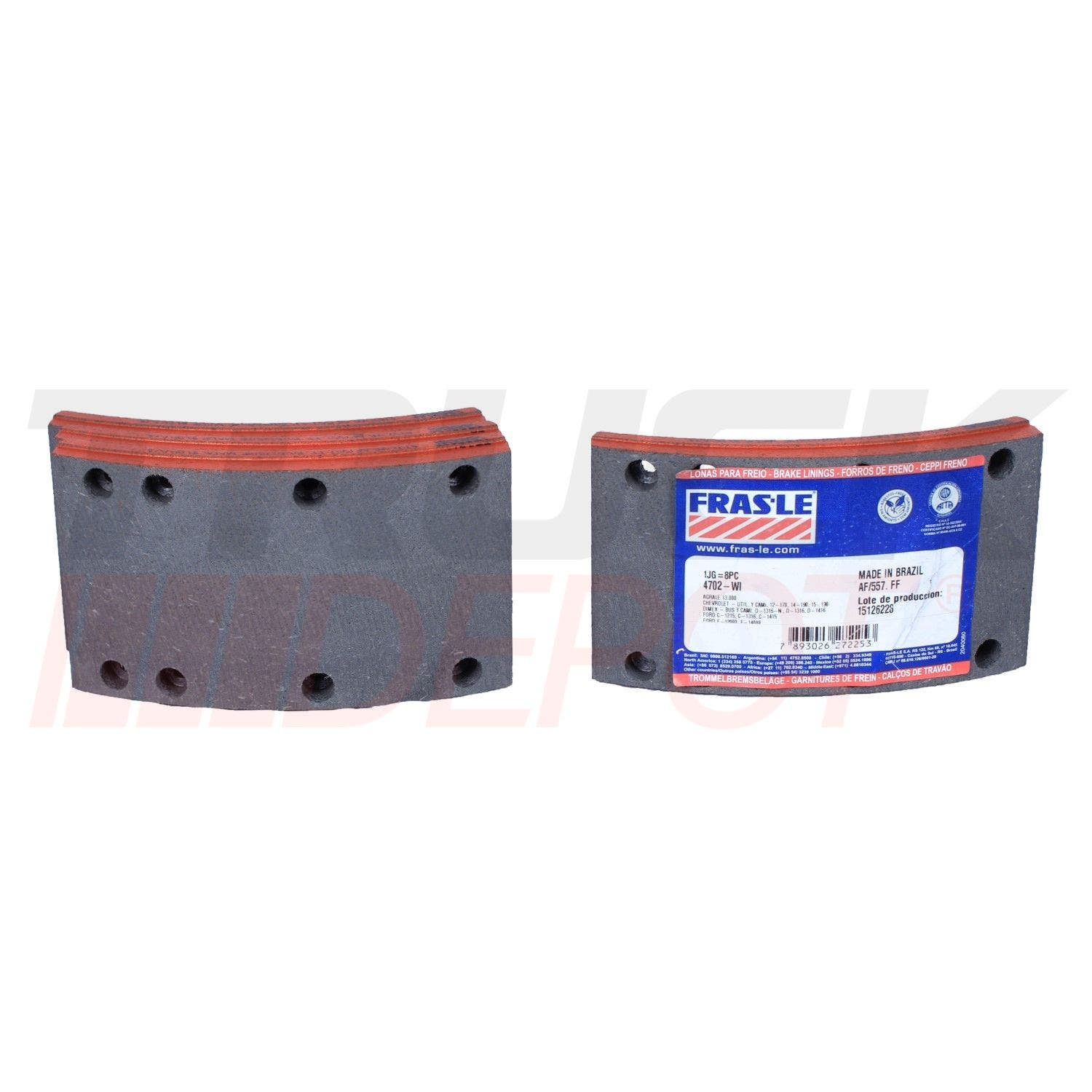 Zapata reenfibrada 4702/557 STD