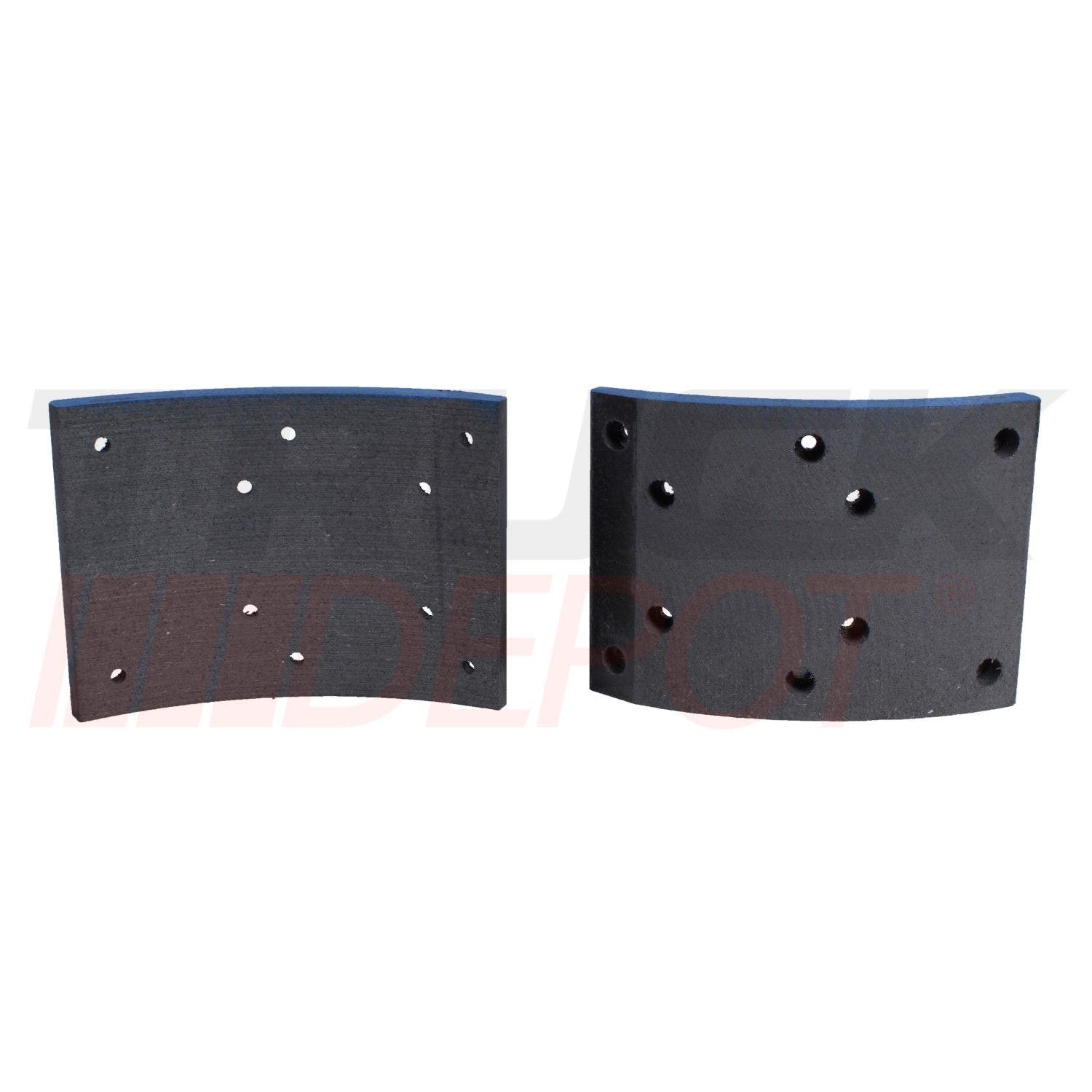 Juego de fricción en block delantera para Isuzu Forward/FTR 87-91 1418 x AF/700 Frasle