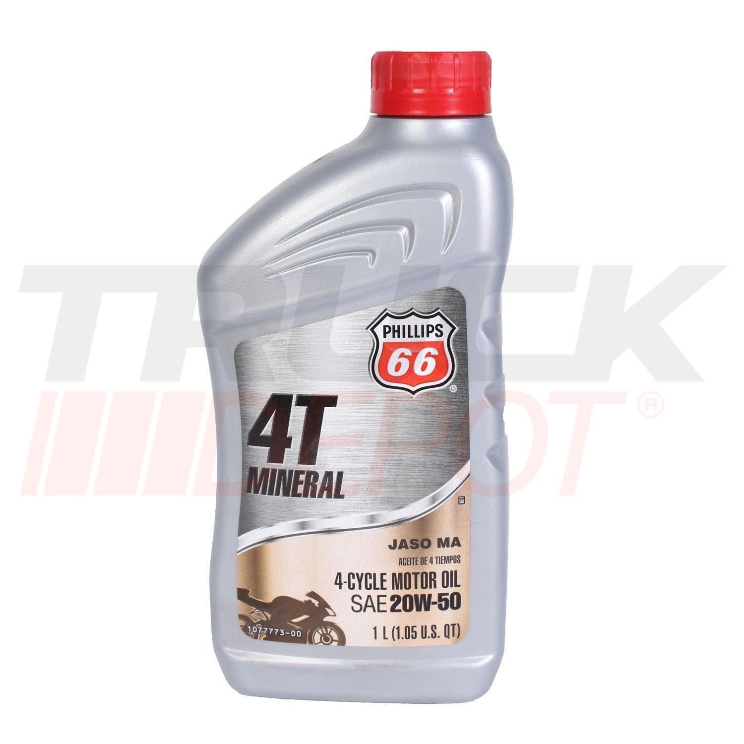 Cuarto de 20W50 4T Phillips 66 para motocicleta