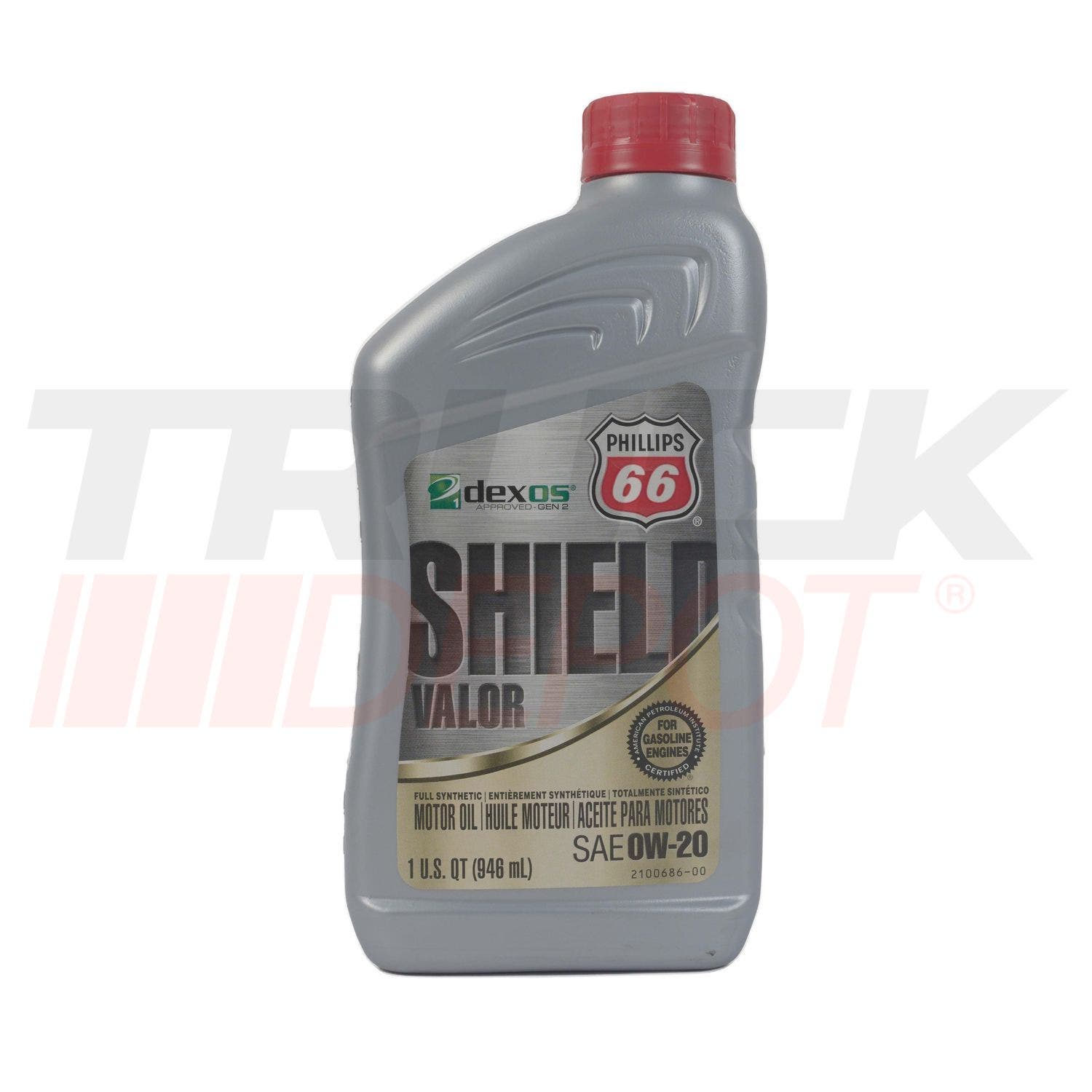 Cuarto de 0W20 Shield Valor sintetico Phillips 66
