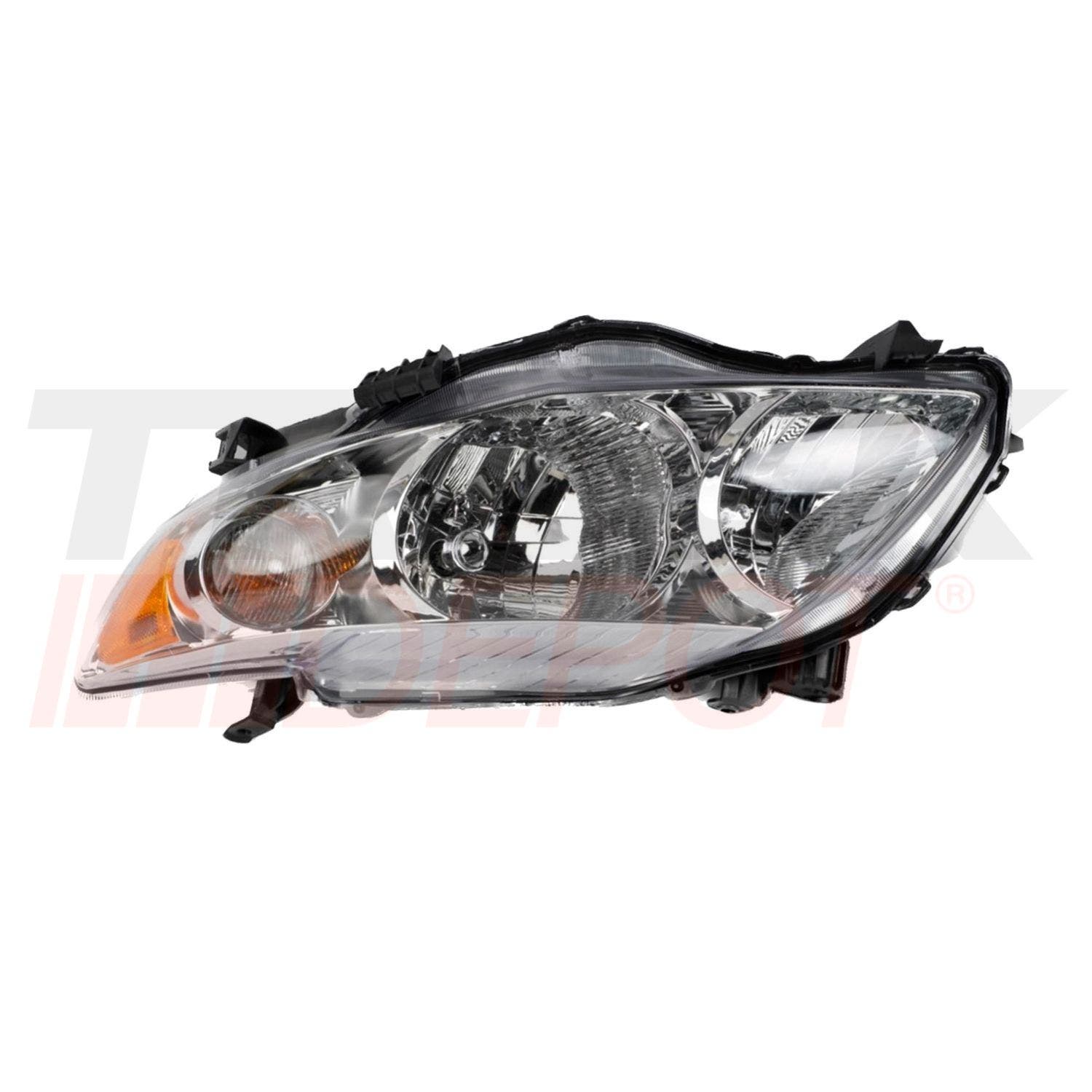 Foco delantero izquierdo para Toyota Corolla 2009-2013