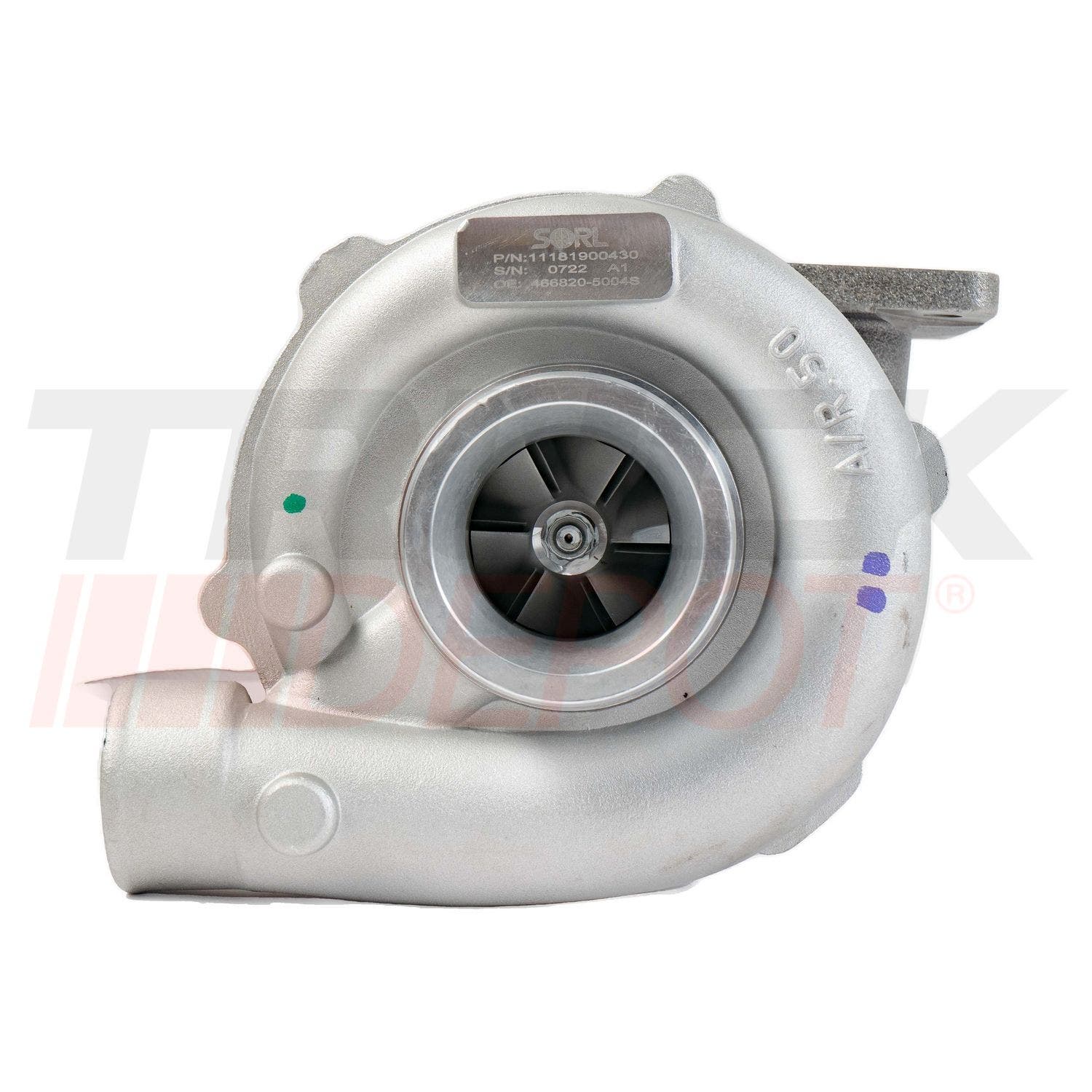 Turbo para Isuzu 6BD1T, 6BG1T Forward 6.5, 1997-2010